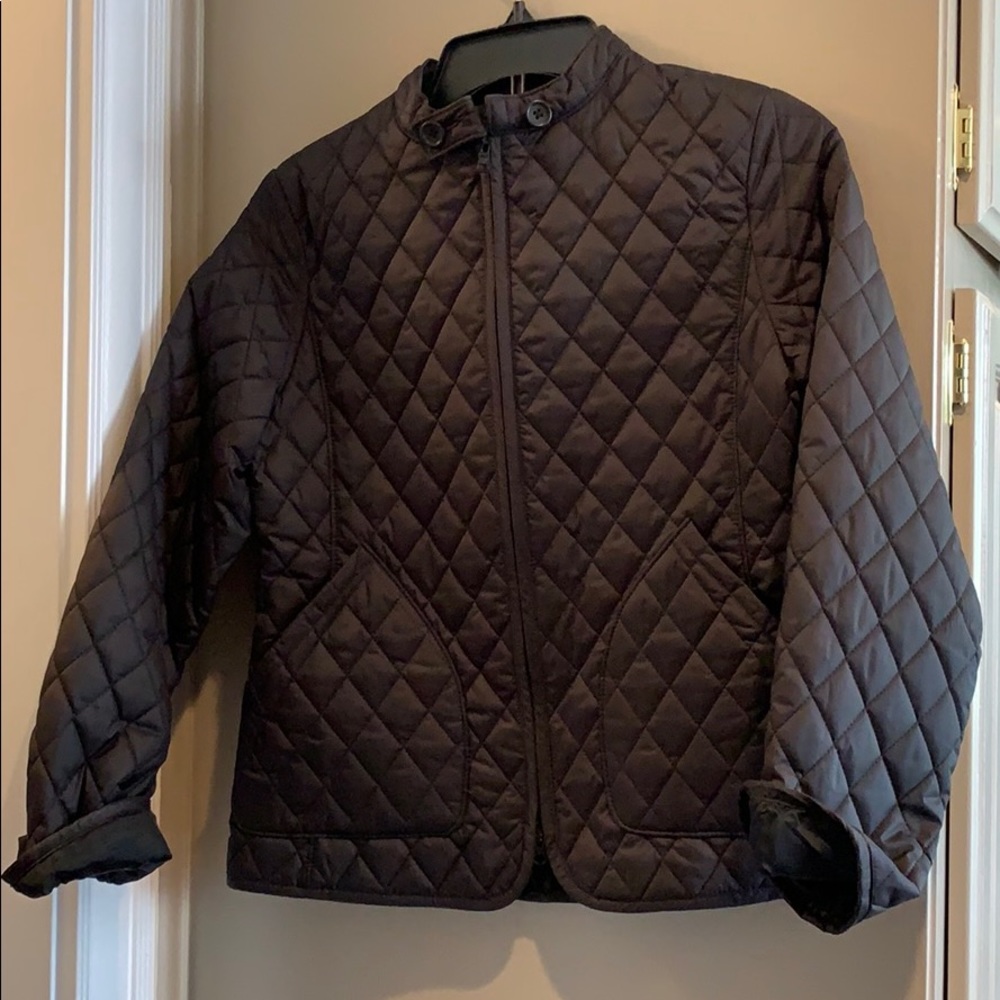 Banana Republic black quilted jacket